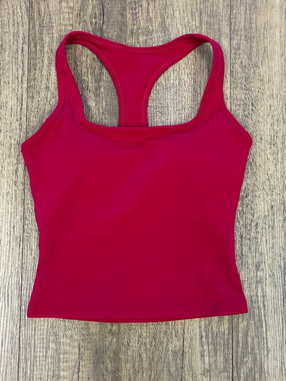Racerback Crop Tank- Cherry Twist